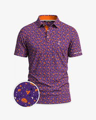 Pumpkin Spice Purple Polo