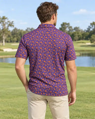 Pumpkin Spice Purple Polo