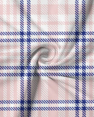 Quiet Luxury Pink Plaid Quarter Zip