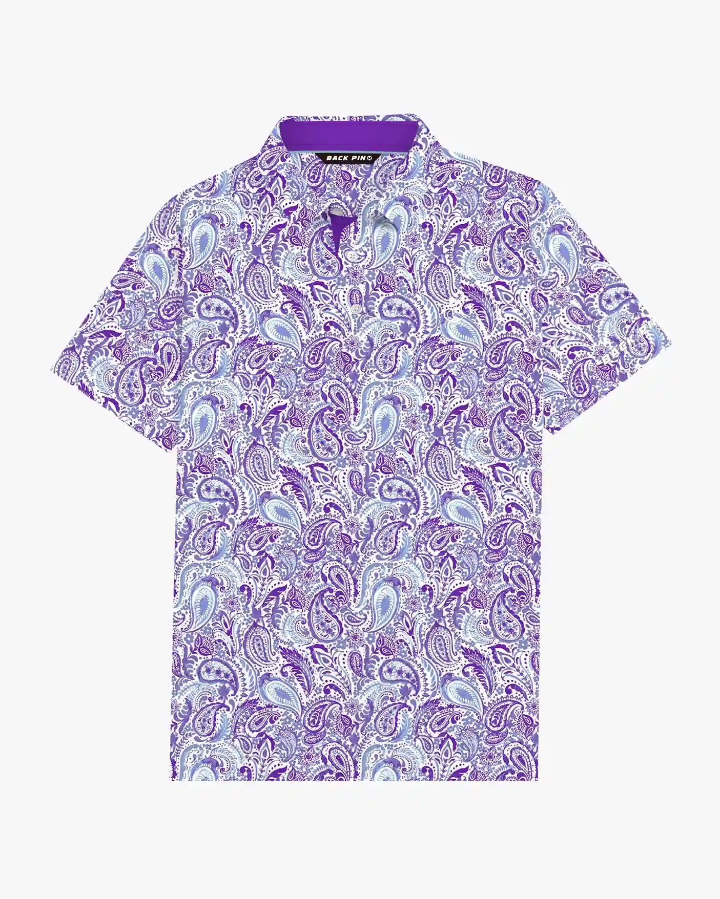 Royal Paisley Polo-Back Pin Golf