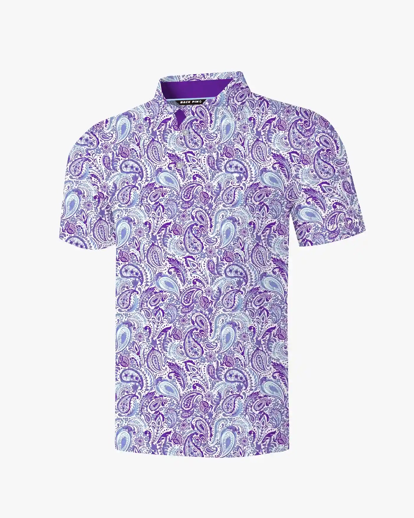 Royal Paisley Polo-Back Pin Golf
