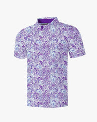 Royal Paisley Polo-Back Pin Golf