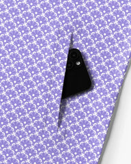 Royal Purple Geo Quarter Zip