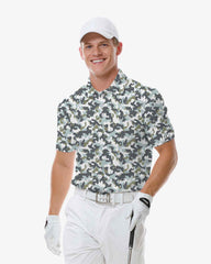 Sage Gray Camo Polo