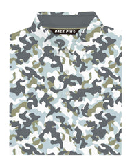 Sage Gray Camo Polo