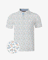 Seaside Ditsy Floral Polo