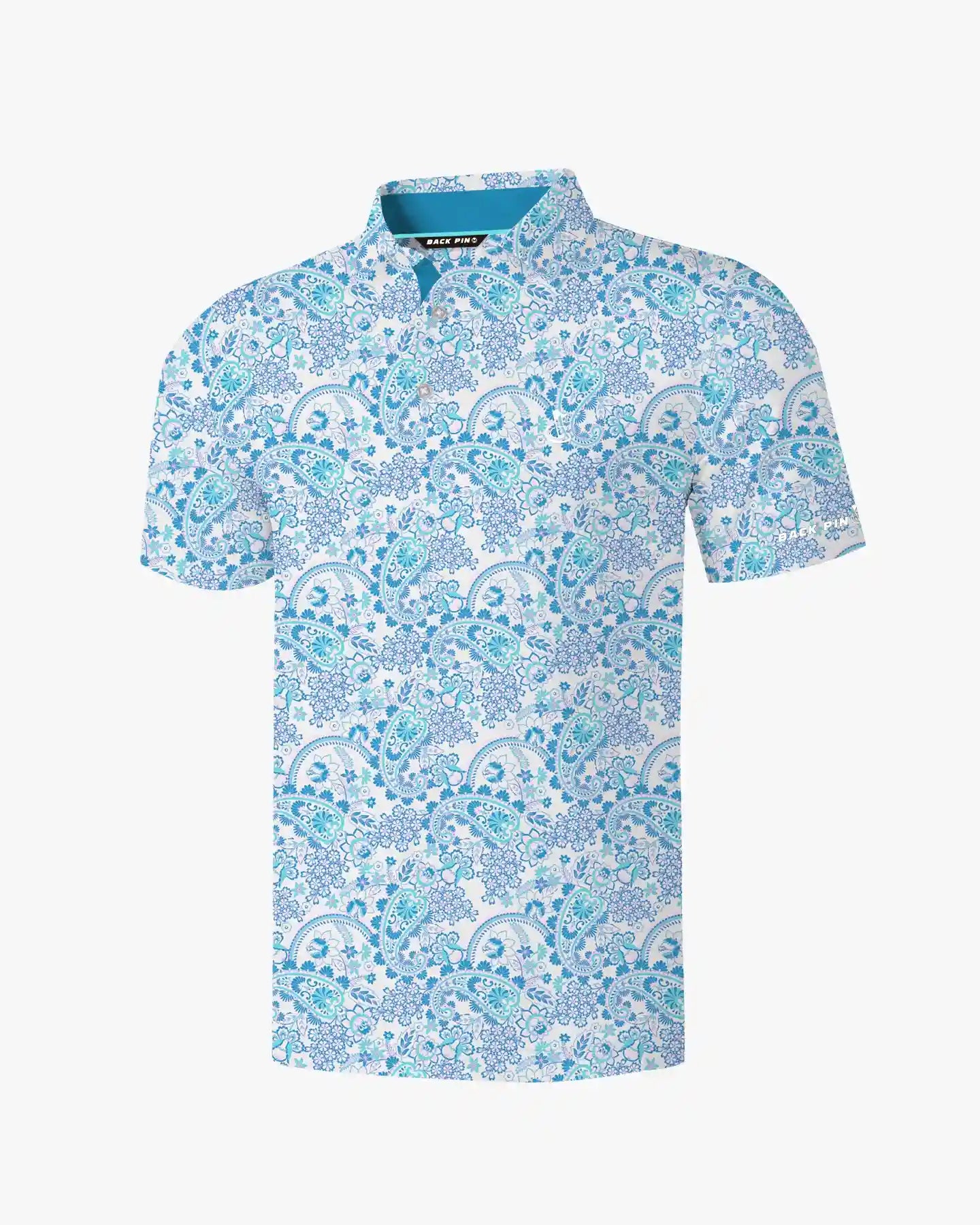 Seaside Paisley Polo-Back Pin Golf