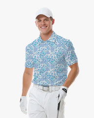 Seaside Paisley Polo-Back Pin Golf