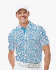 Seaside Paisley Polo-Back Pin Golf