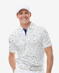 Seaside Tiny Ink Dot Polo