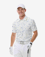 Seaside Tiny Ink Dot Polo