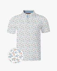 Seaside Ditsy Floral Polo