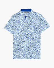Sky Blue Blossom Polo