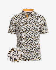 Spooky Creatures Golf Polo