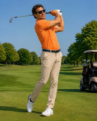 Spooky Pumpkin Golf Polo