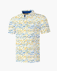 Sunlit Dot Splash Polo