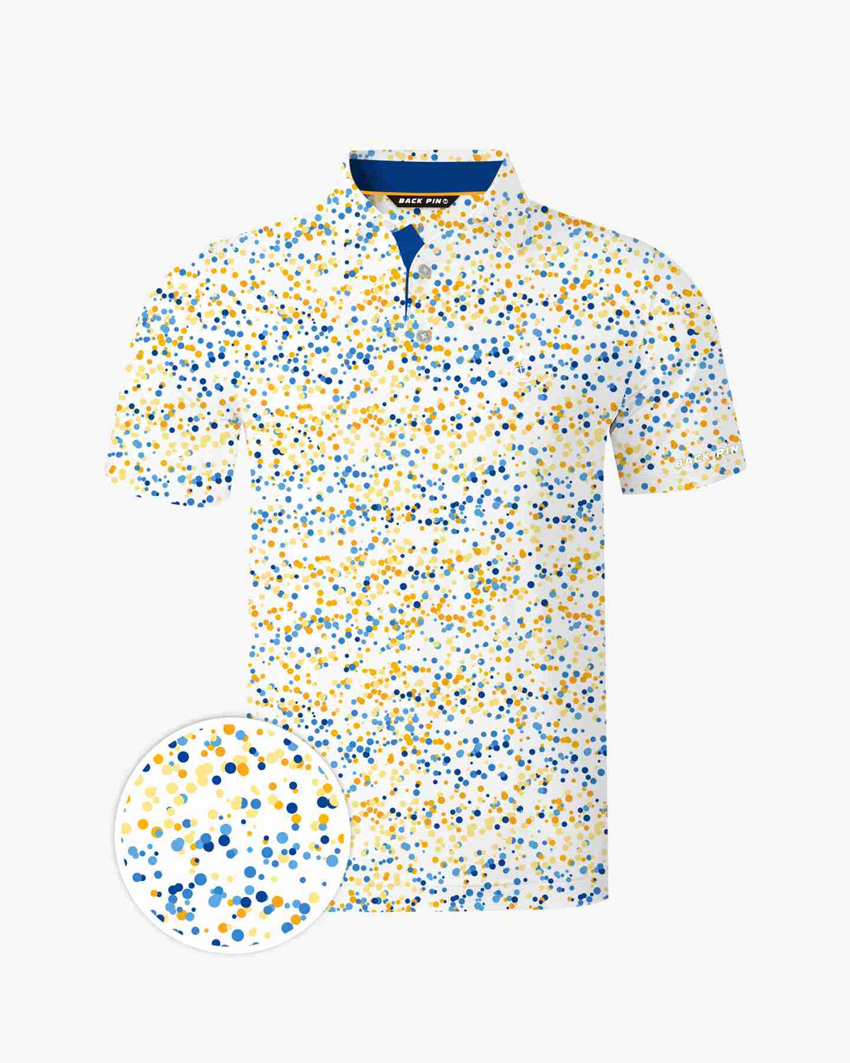 Sunlit Dot Splash Polo