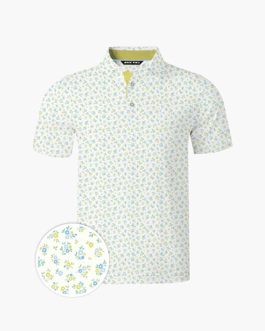 Sunny Ditsy Floral Polo