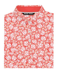 Sunset Hibiscus Polo