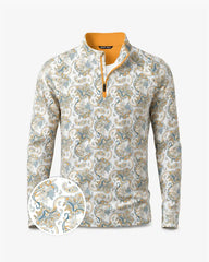 Sunset Paisley Quarter Zip