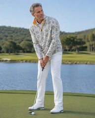 Sunset Paisley Quarter Zip