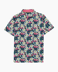Tropical Flamingo Lily Polo