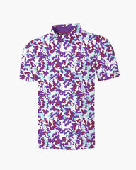Violet Camo Pop Polo