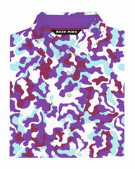 Violet Camo Pop Polo