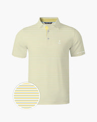 Yellow Striped Polo Shirt