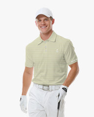 Yellow Striped Polo Shirt