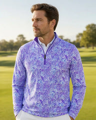 Performance Paisley Quarter Zip