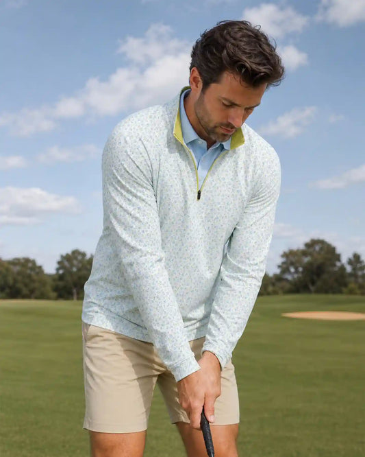 Ditsy Floral Quarter Zip