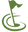 Back Pin Golf logo