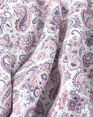 Coral Paisley Golf Polo