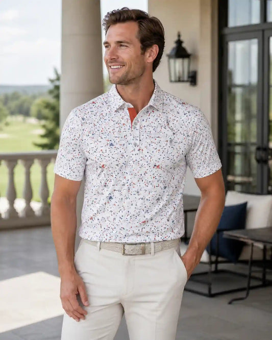 Canyon Ink Dots Polo