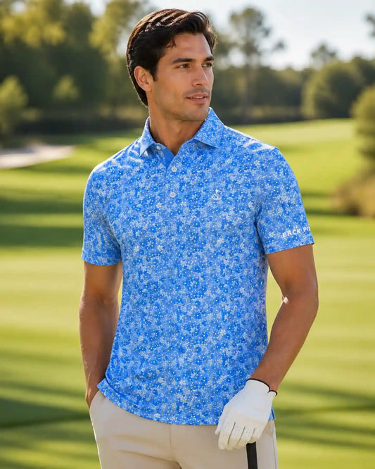 Cobalt Blue Hydrangea Polo
