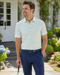 Sunny Ditsy Floral Polo