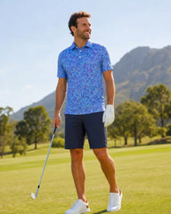Coastal Paisley Polo