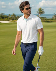 Mint Ditsy Polo