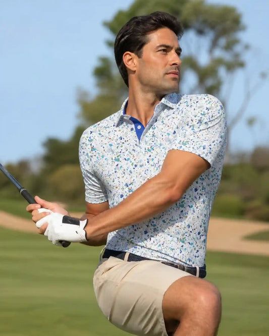 Pebble Beach Splatter Polo