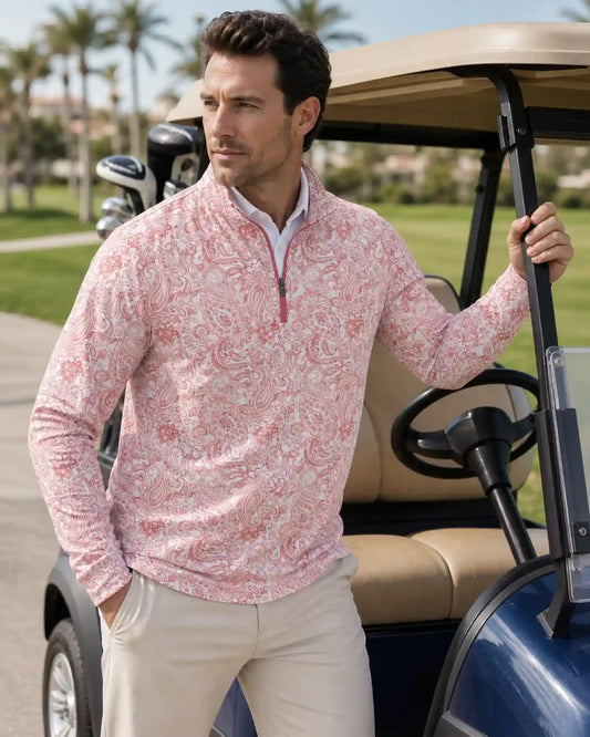 Catalina Paisley Quarter Zip