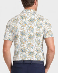Sunset Paisley Polo